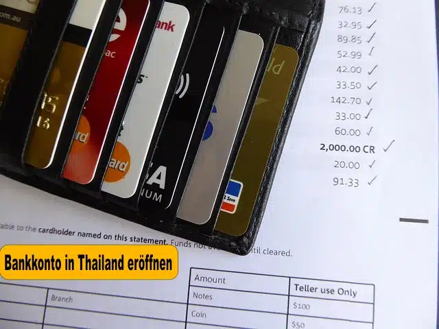 Bankkonto in Thailand eröffnen
