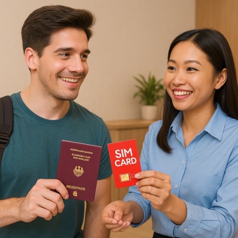 Prepaidsimkarte für Thailandurlaub