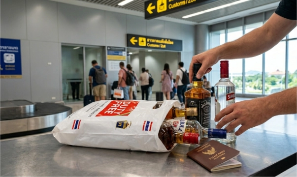 Einfuhr Alkohol Thailand