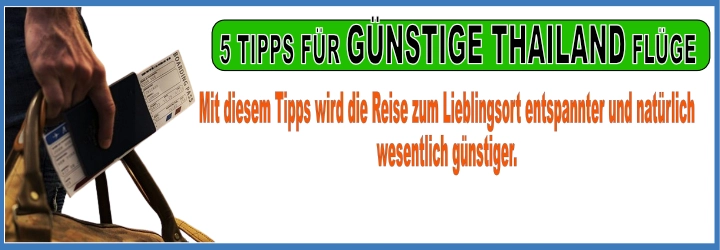 Günstig nach Thailand reisen