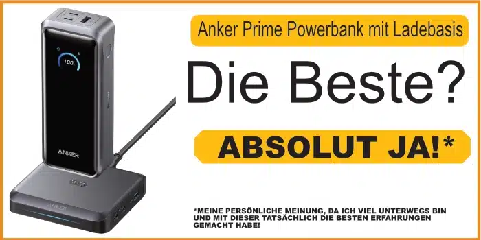 Anker Prime Powerbank – Die beste Powerbank der Welt?