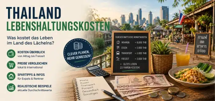 Lebenshaltungskosten in Thailand