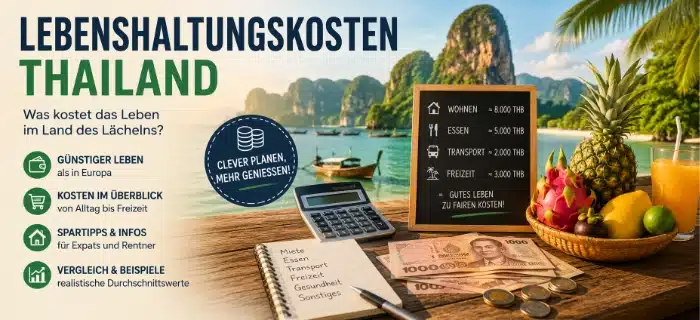 Thailand Lebenshaltungskosten für Auswanderer